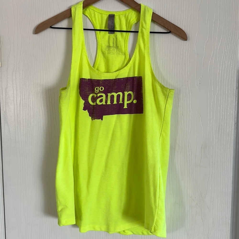 Neon Montana go camp. Tank